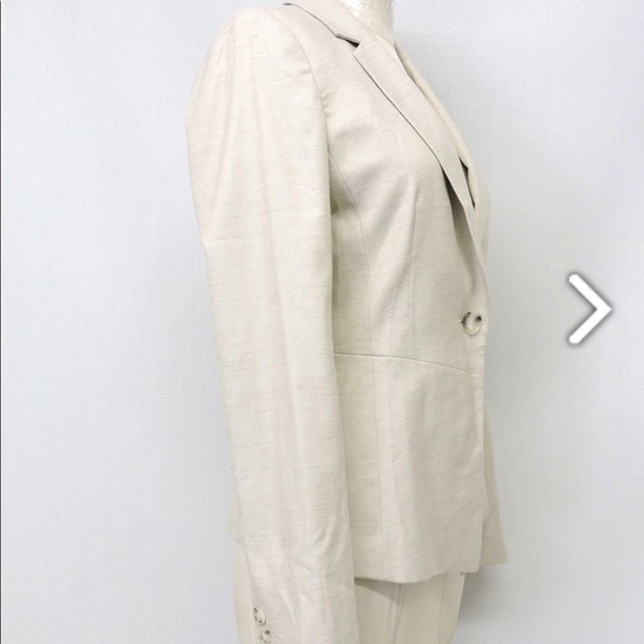 Ladies' Jacob Linen-Blend Blazer, Size S - Picture 2 of 6